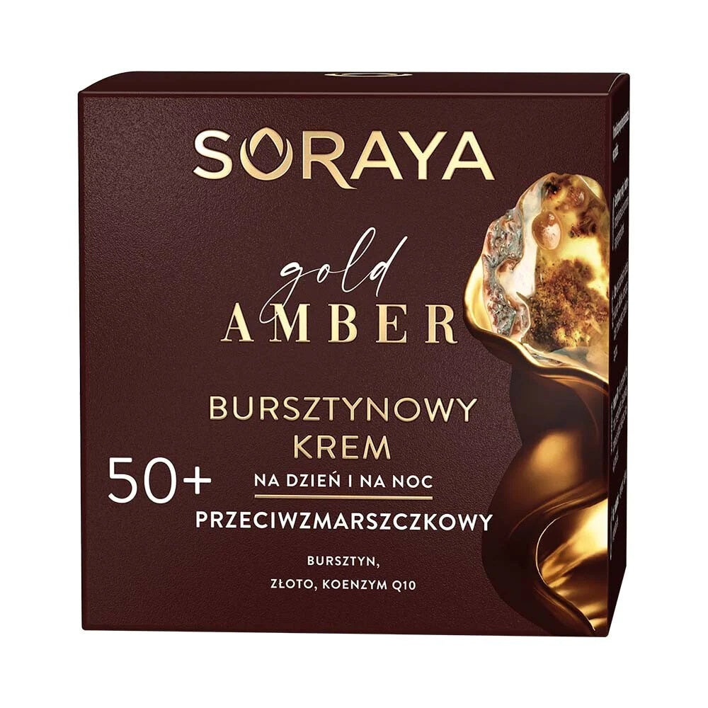 

Soraya Gold Amber 50+ янтарный дневной и ночной крем против морщин 50мл