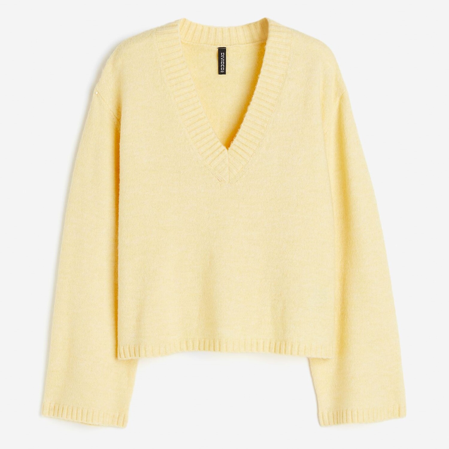 

Джемпер H&M V-neck, желтый