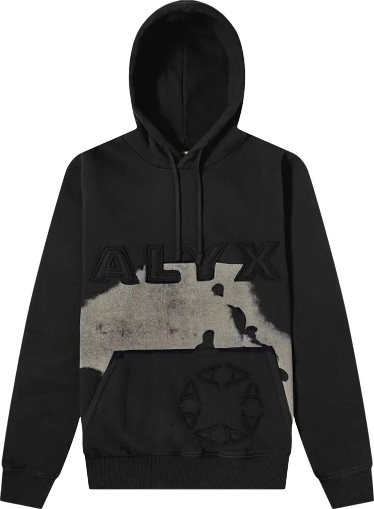 

Худи 1017 ALYX 9SM Graphic Hoodie 'Black', черный