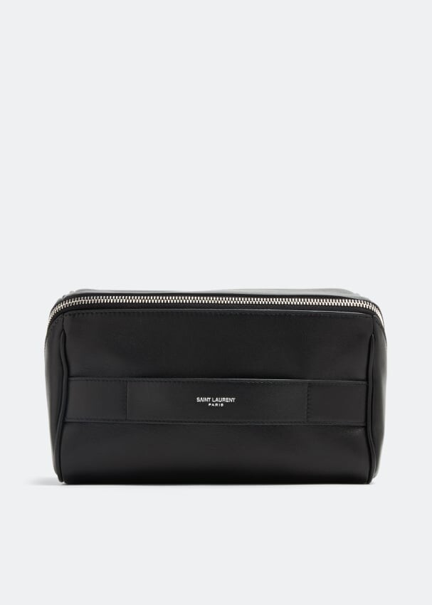 

Сумка SAINT LAURENT Cube Trousse pouch, черный