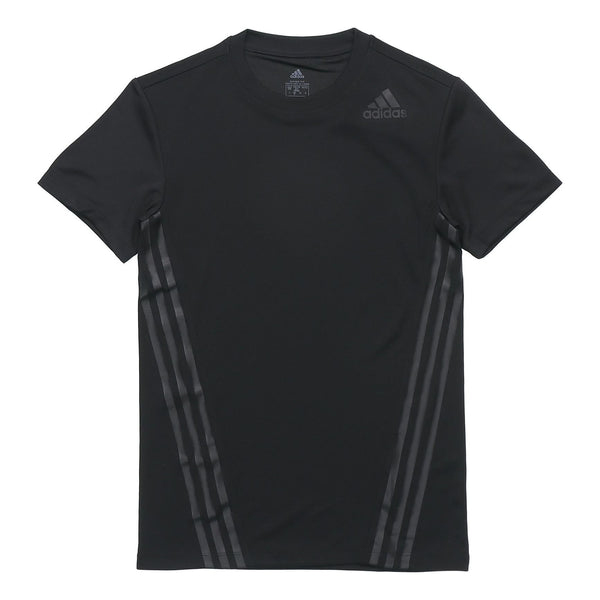Футболка Adidas Casual Sports Round-neck Short-sleeve Tee Men Black, Черный casual women long sleeve o neck top