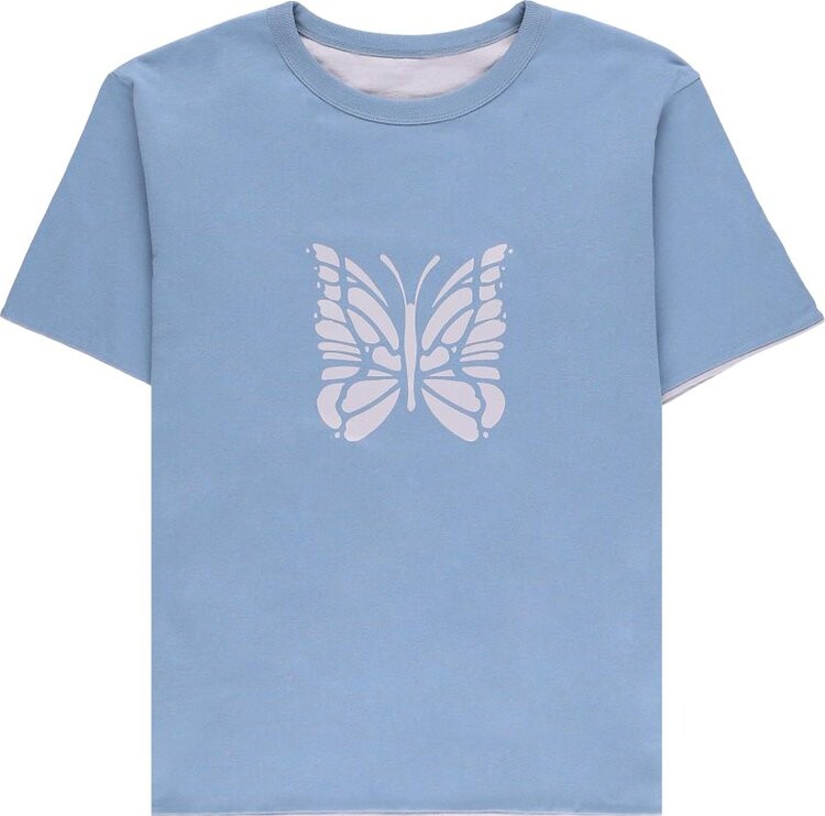 

Футболка Needles Reversible T-Shirt Blue Grey, синий