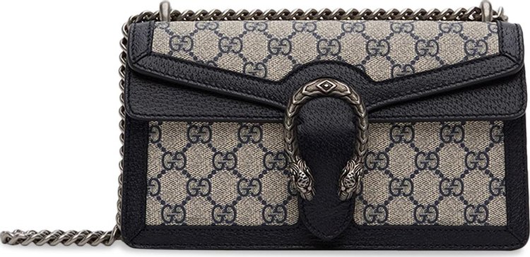 Сумка Gucci Dionysus GG Small Shoulder Bag Beige/Blue Supreme, бежевый - фото