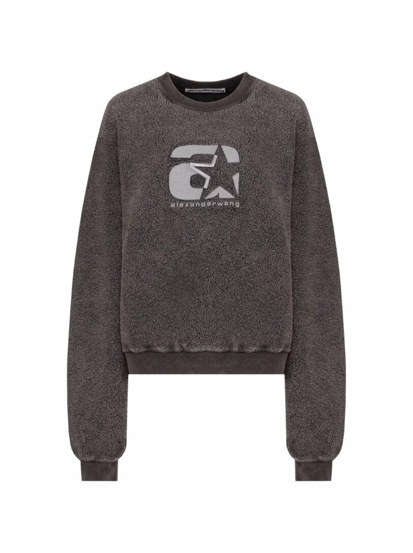 

Хлопковый свитшот с логотипом alexanderwang.t
