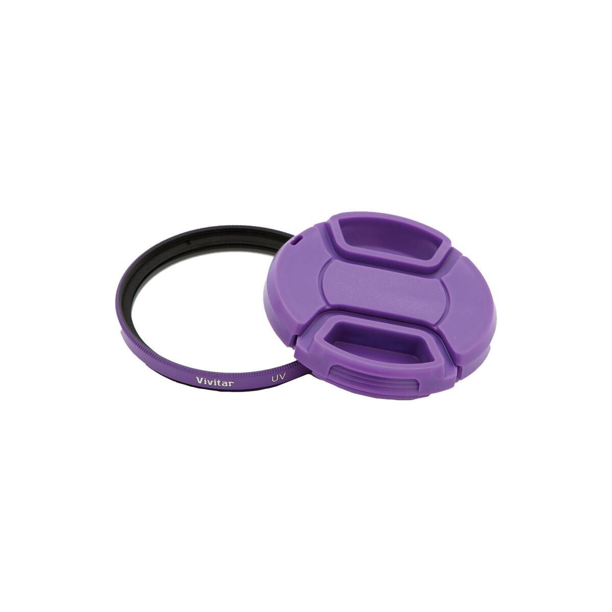 

Vivitar 52mm UV Filter and Snap-On Lens Cap, Purple