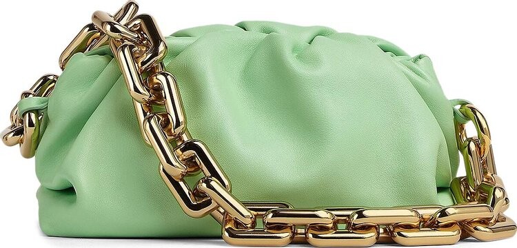 

Сумка Bottega Veneta Teen Chain Pouch Wasabi, зеленый