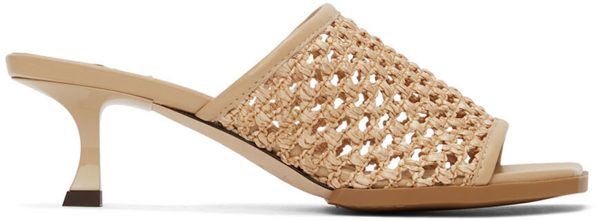 

Бежевые босоножки на каблуке Orly Jimmy Choo