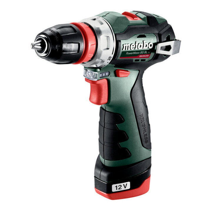 

Аккумуляторная дрель Metabo PowerMaxx BS BL Q 12 В 2x2 Ач Li-Power + LC 40 (без аккумулятора)