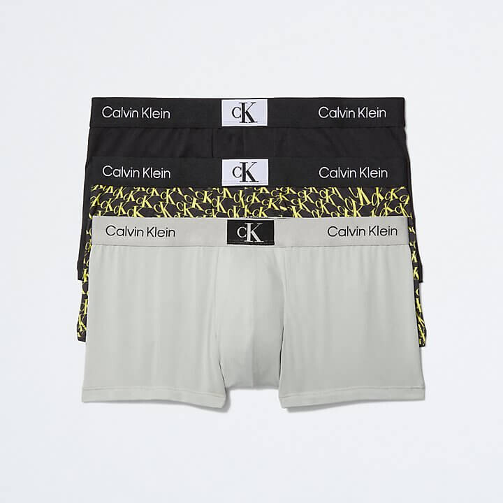 

Мужские трусы-боксеры Calvin Klein 1996 (3 шт.), серый/черный/желтый