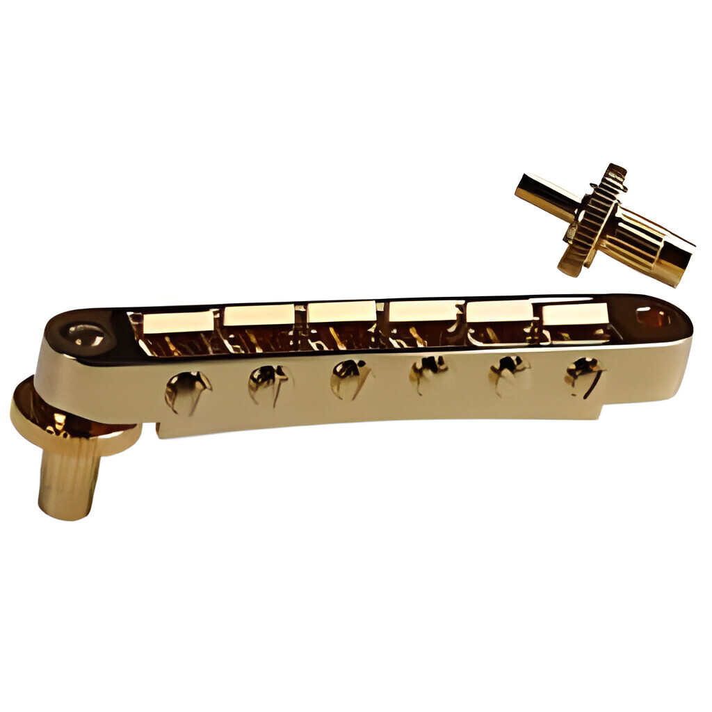 

Бридж Gibson Nashville Tune-O-Matic с полной сборкой - золото