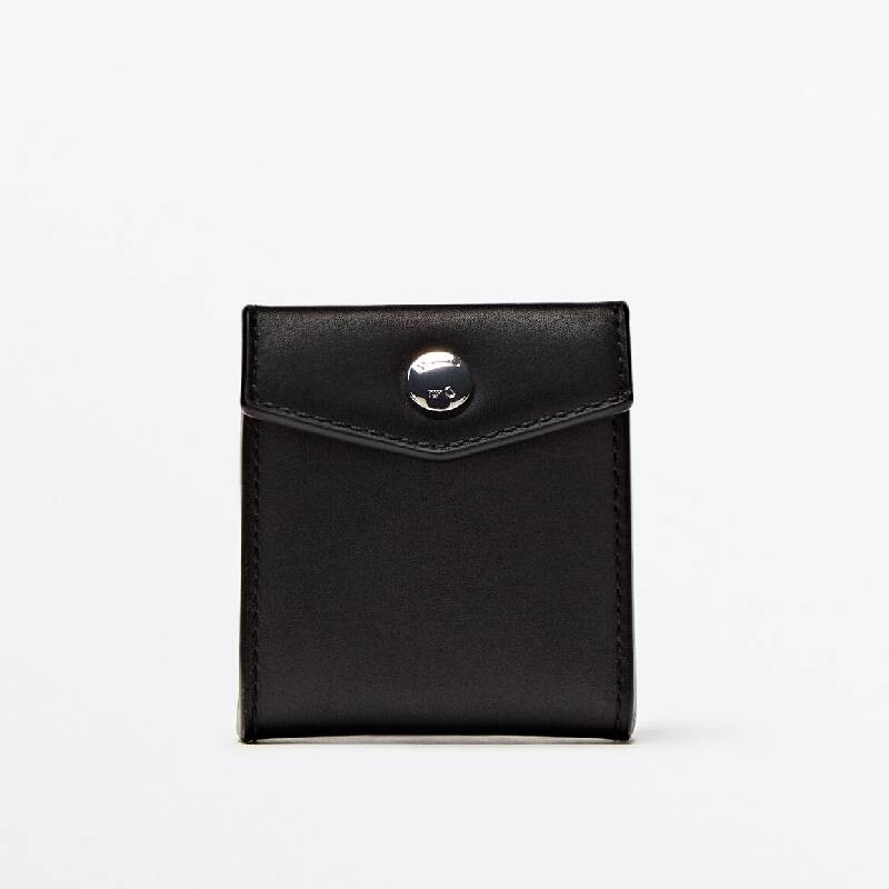 

Кошелек Massimo Dutti Leather, черный