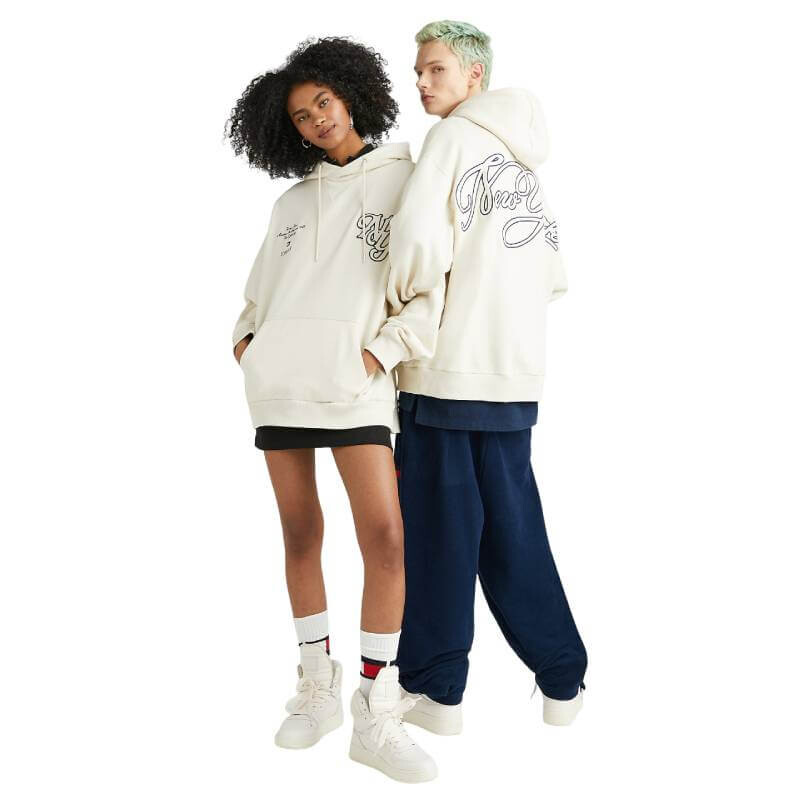 

Худи Tommy Hilfiger Tommy Collection Oversized, кремовый