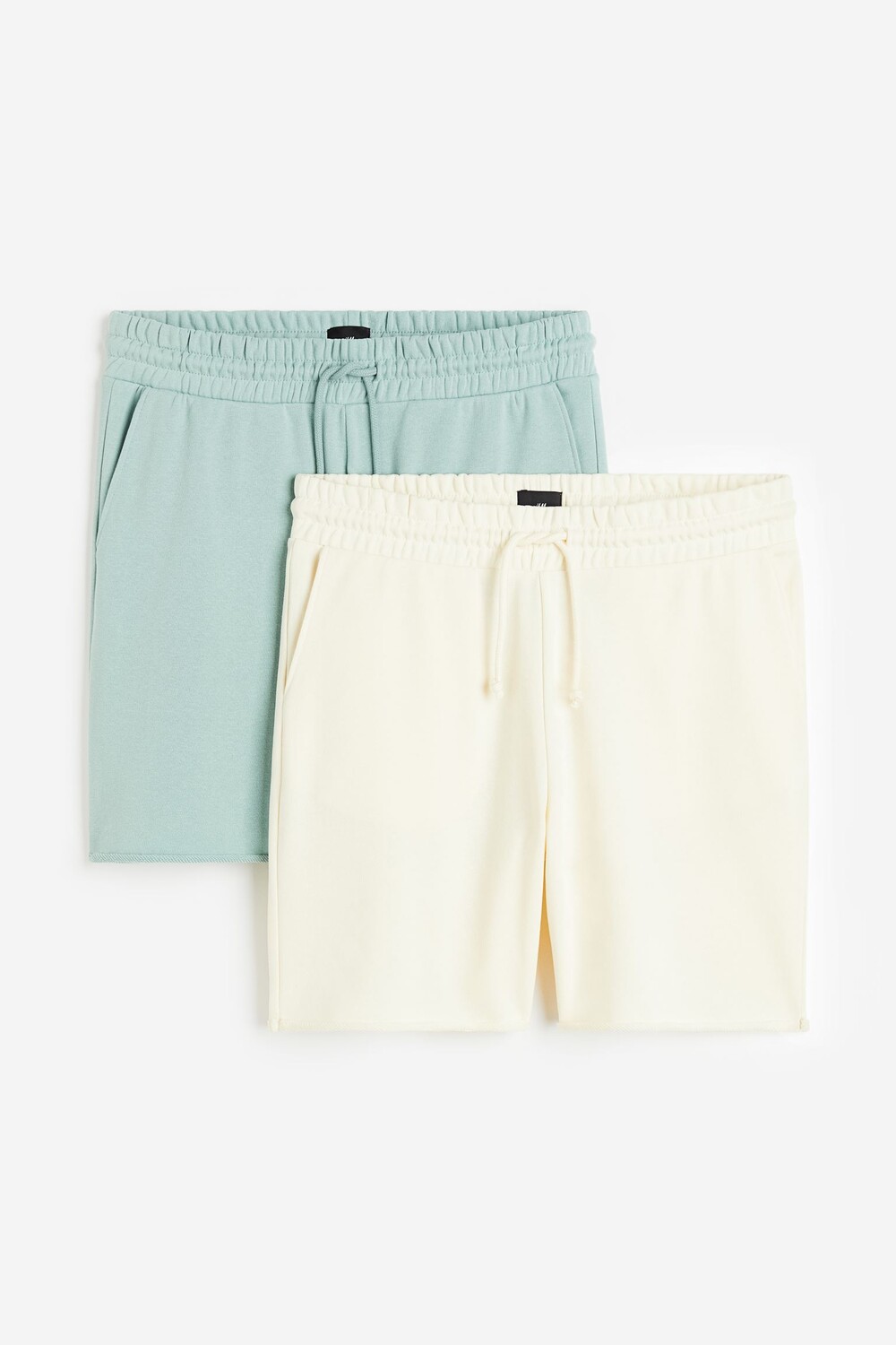 

Комплект из двух спортивных шорт H&M, бирюзовый/белый