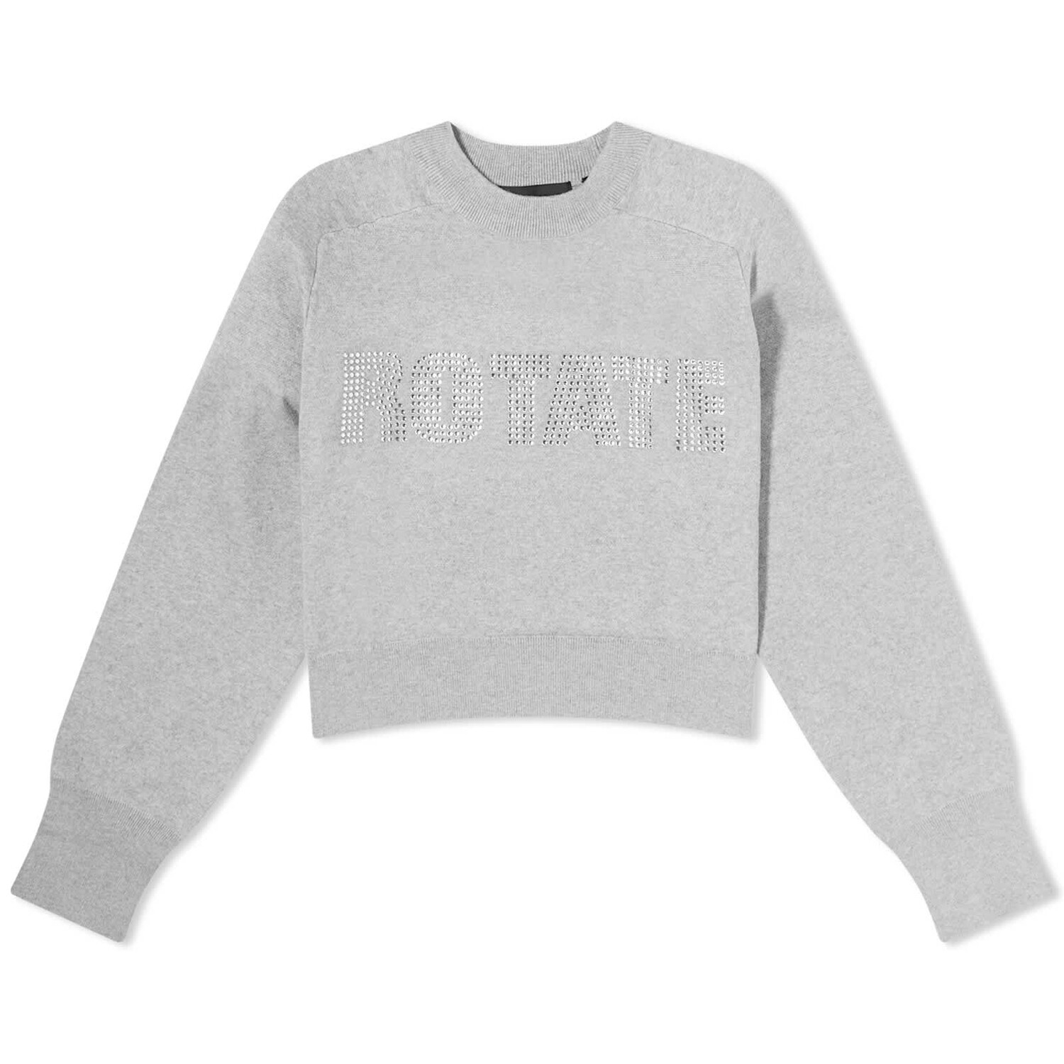 

Джемпер Rotate Firm Knit Cropped, серый