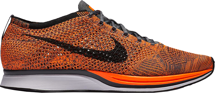 Nike flyknit racer total sale orange