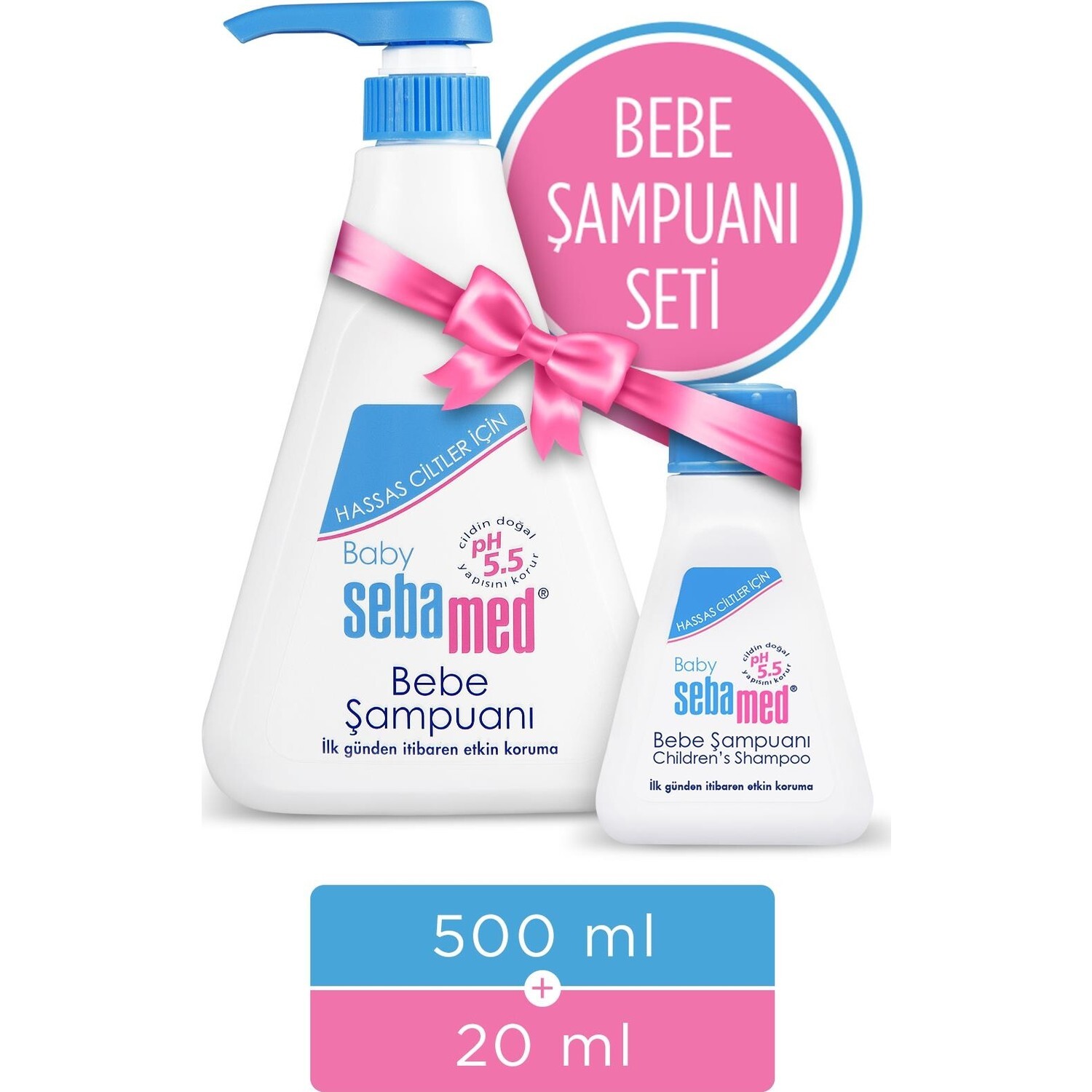 

Детский шампунь Sebamed Baby pH 5.5, 500 мл