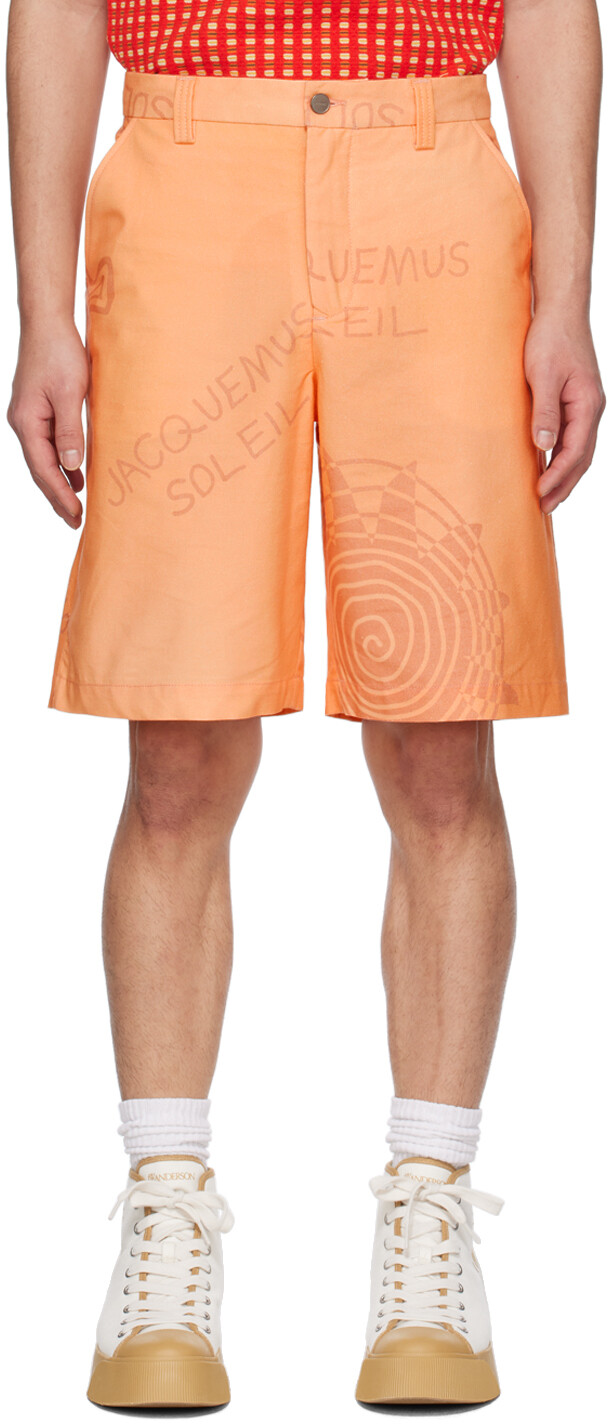 

Оранжевые шорты Le Raphia 'Le Short Tecido' Jacquemus
