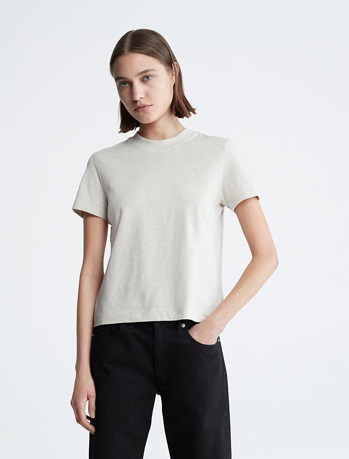 

Архивная футболка с логотипом Calvin Klein, Серый