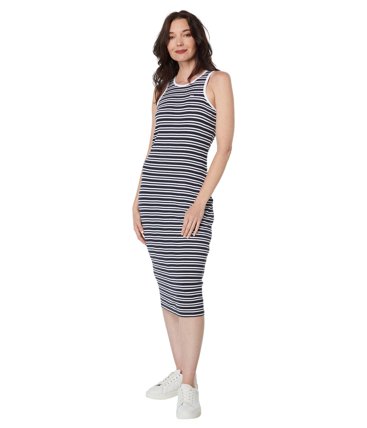 

Платье Tommy Jeans, Striped Racerback Midi Dress