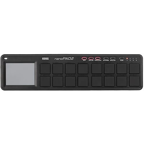 Korg nanoPAD2 Slim-Line USB MIDI Drum Pad/контроллер (черный)Korg nanoPAD2 Slim-Line USB MIDI Drum
