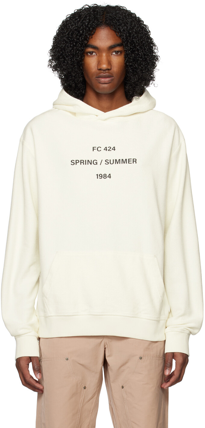 

Худи Off-White с принтом 424, Белый