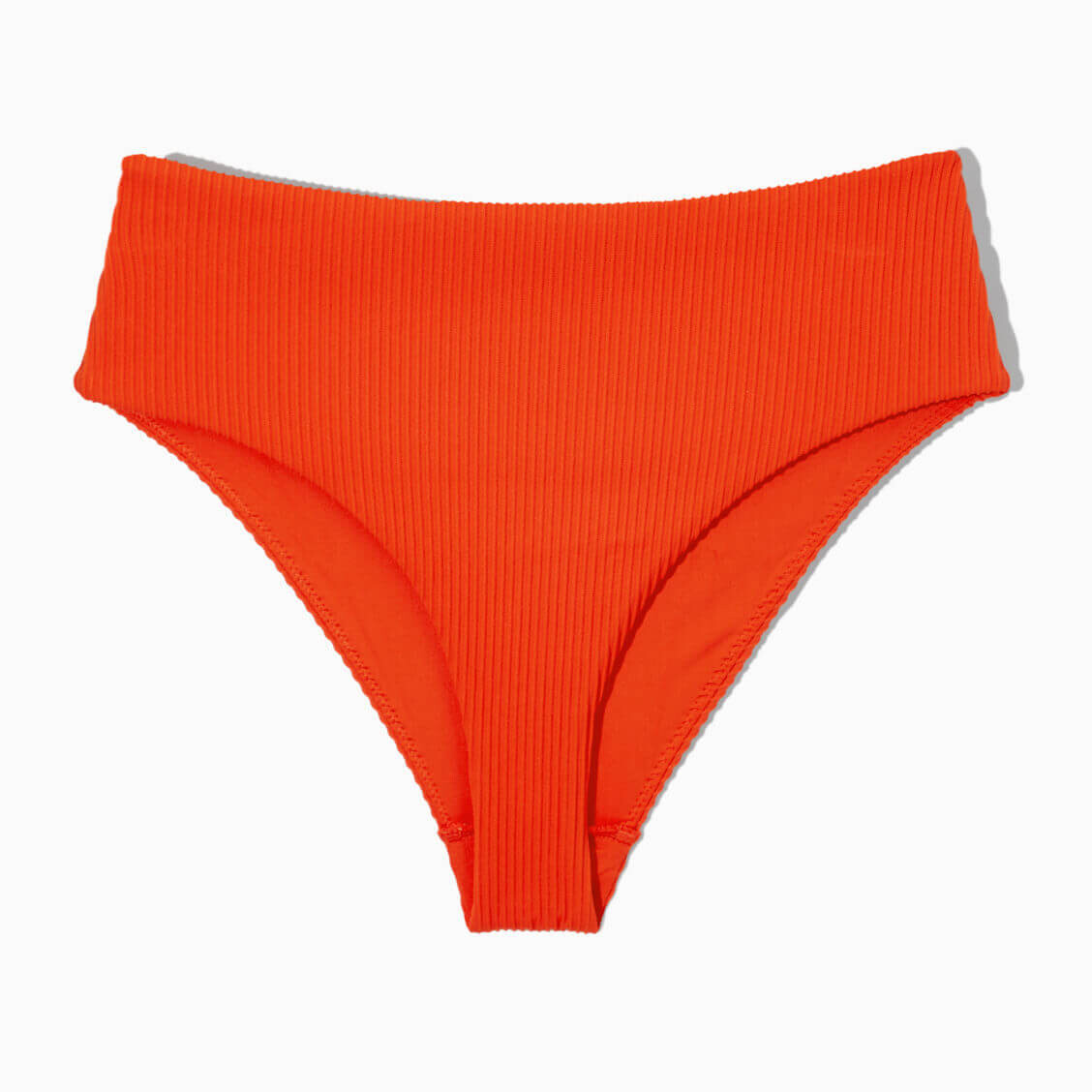 

Низ купальника COS High-Waisted Ribbed, оранжевый