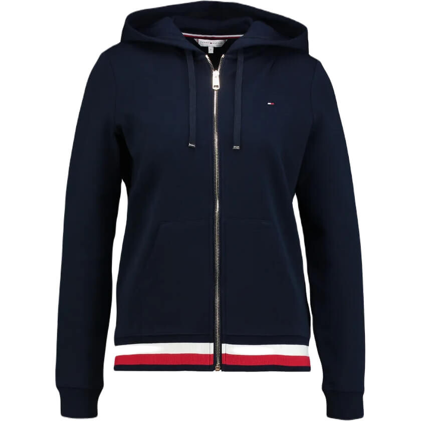 

Толстовка на молнии Tommy Hilfiger Heritage, темно-синий/красный/белый