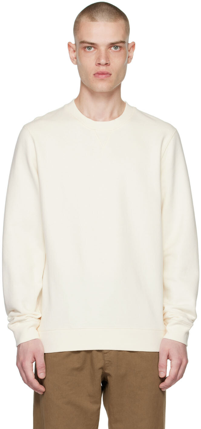 

Хлопковая толстовка Off-White Sunspel, Серый