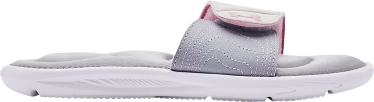 

Сандалии Under Armour Ignite 9 Slide GS White Mod Grey, белый