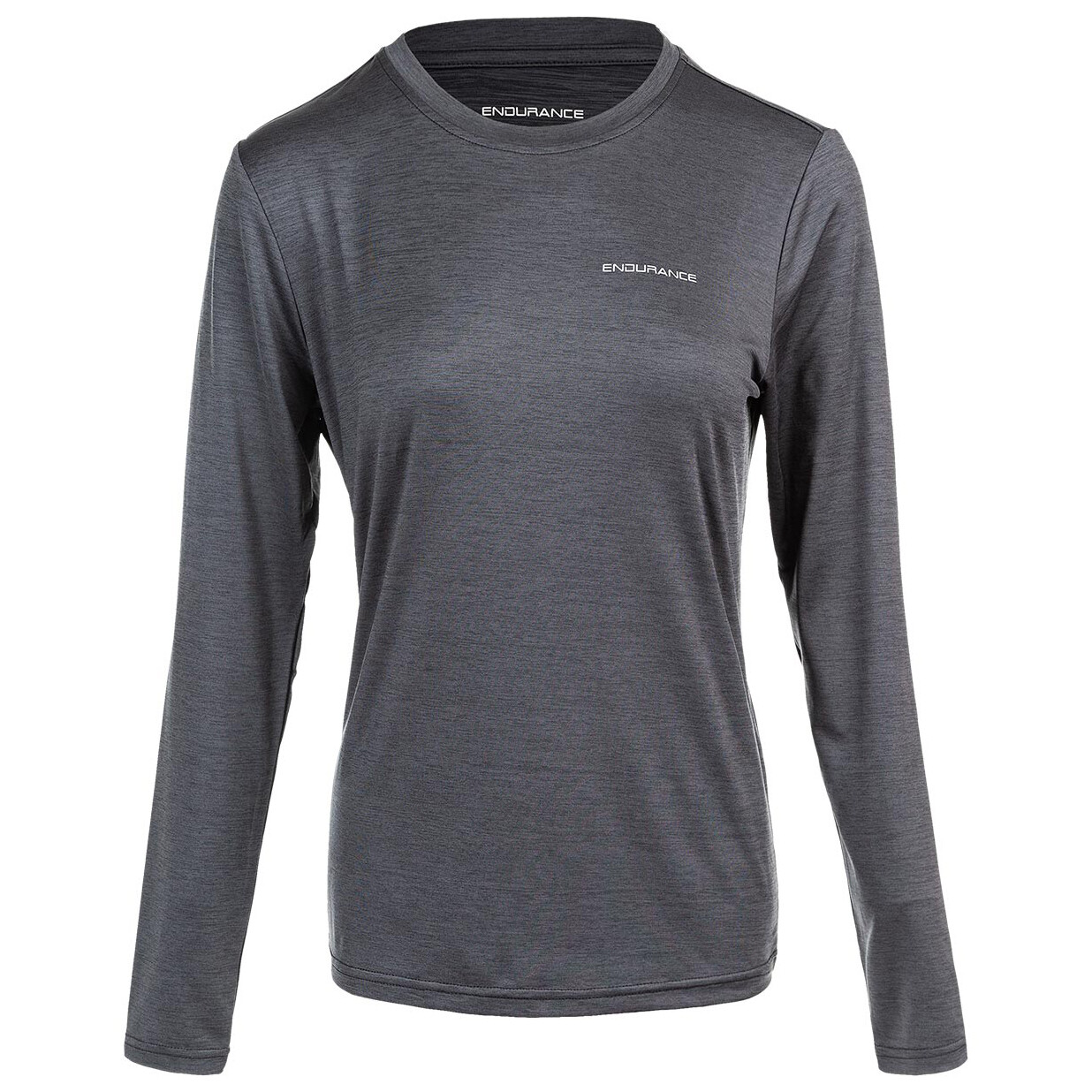 Функциональная рубашка Endurance Women's Maje Melange L/S Tee, черный