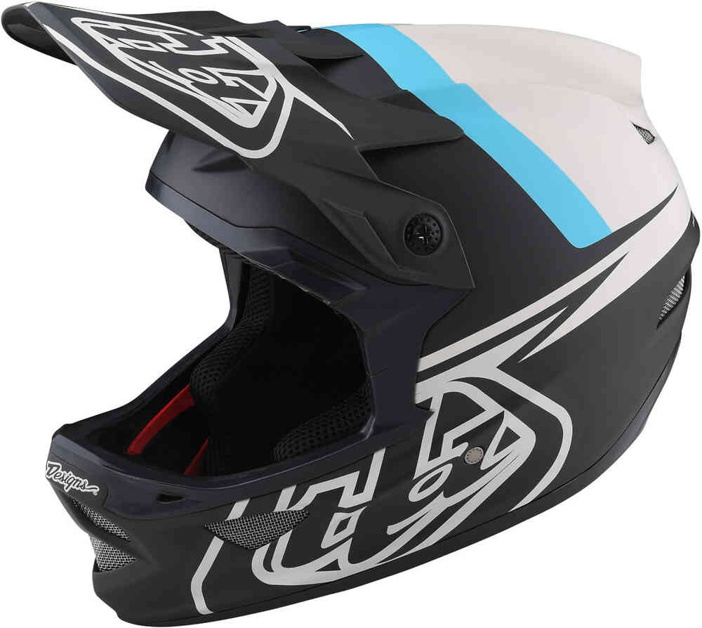 

Наклонный шлем для скоростного спуска D3 Fiberlite Troy Lee Designs, серый/зеленый