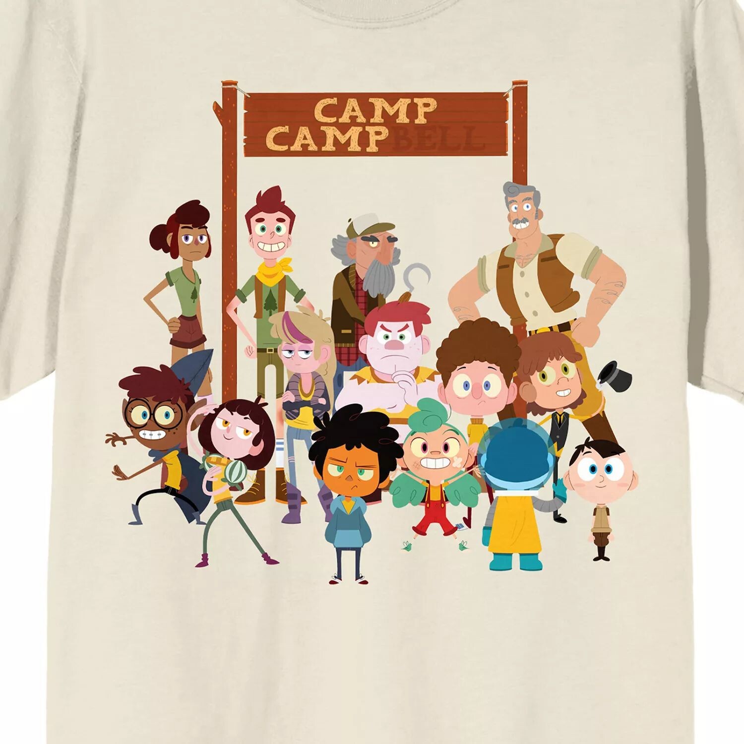 

Мужская футболка Camp Camp Character Group Licensed Character