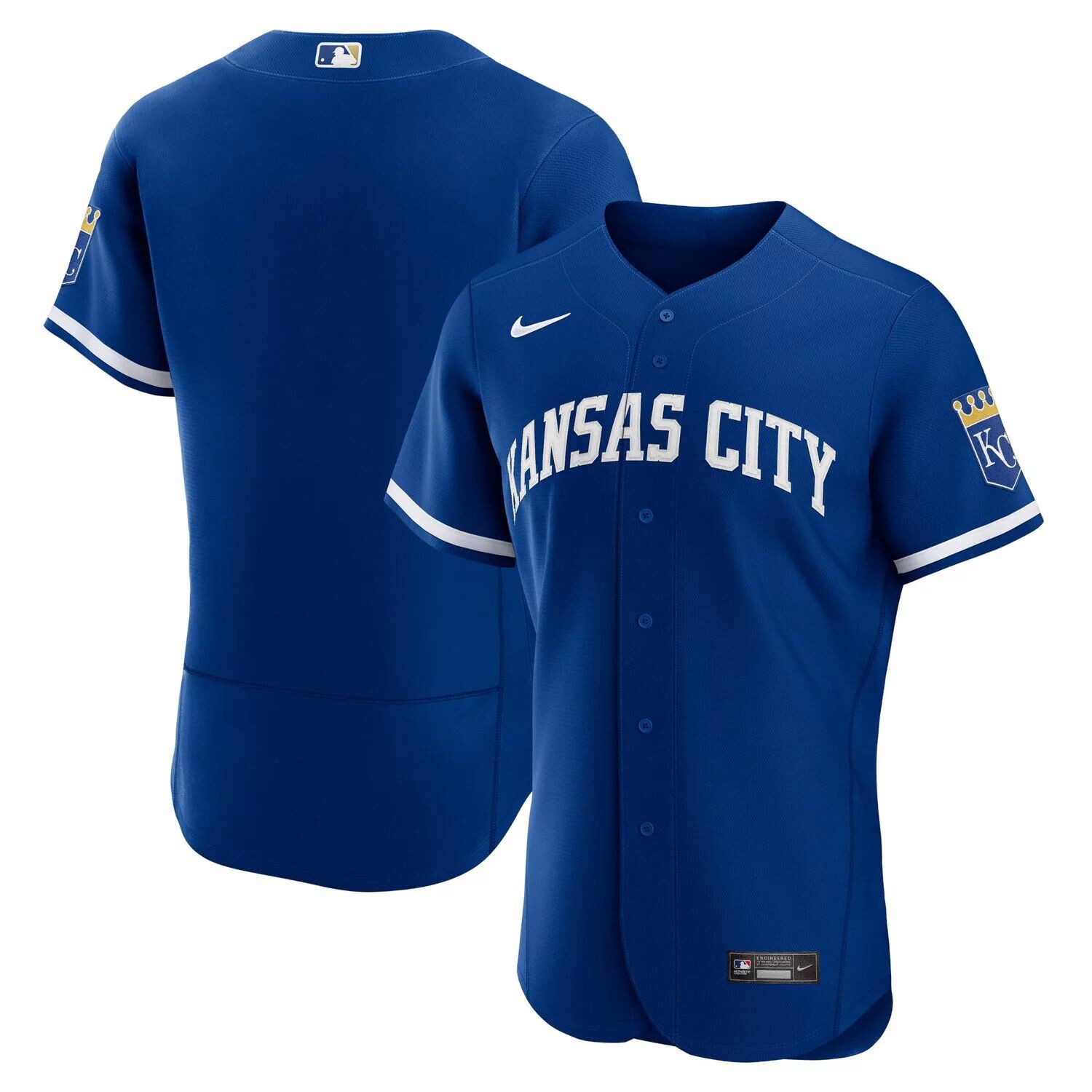 

Мужская альтернативная аутентичная майка Royal Kansas City Royals 2022 Nike