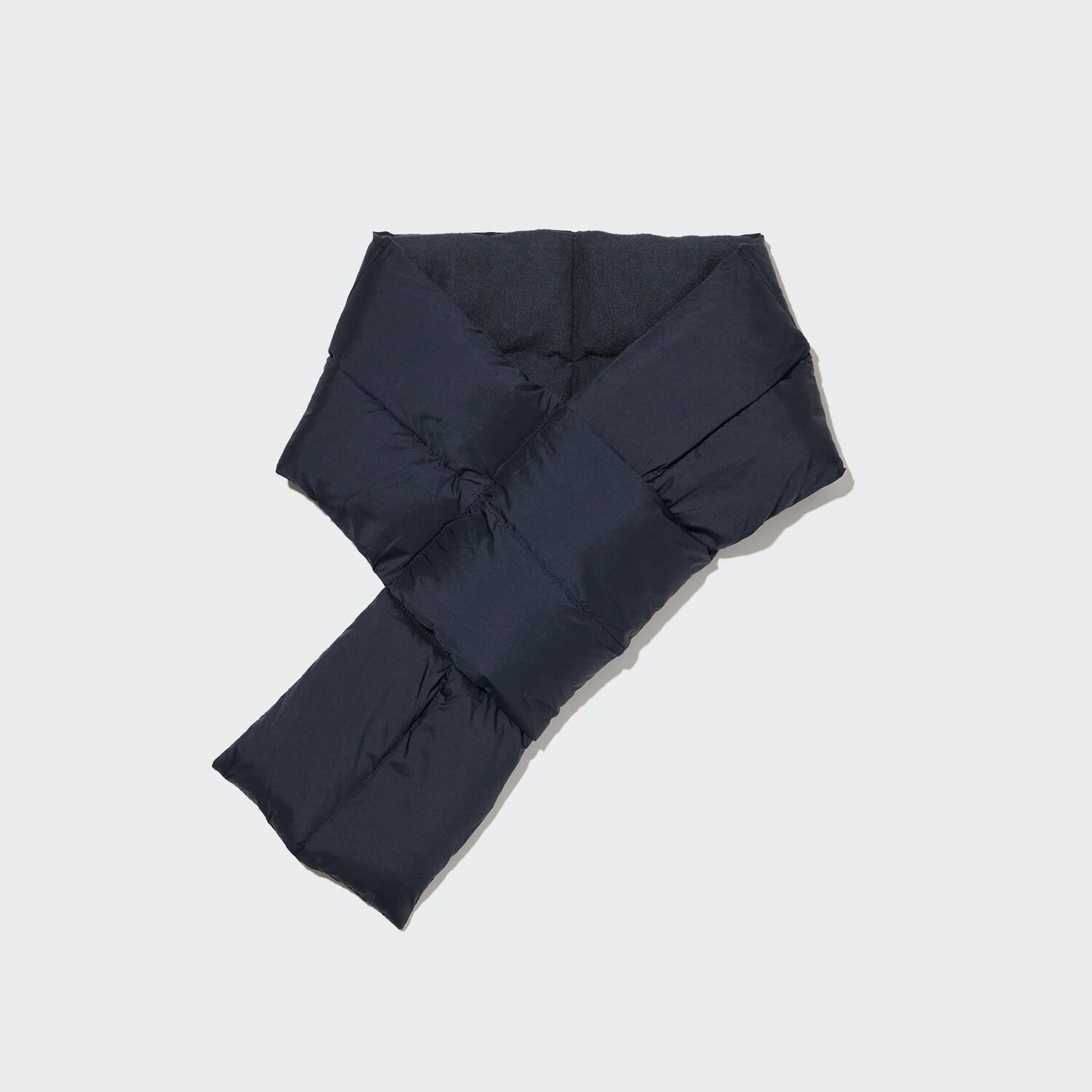 

Утепленный шарф на подкладке HEATTECH Uniqlo, темно-синий