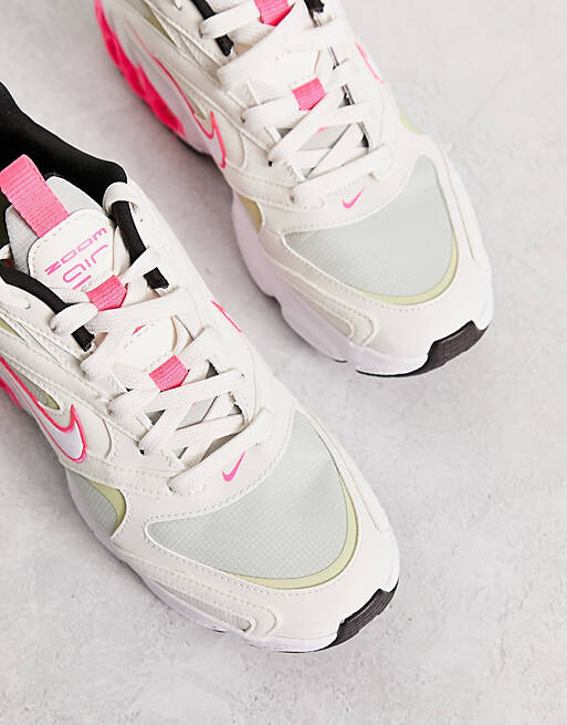 

Серебристые и ярко-розовые кроссовки Nike Zoom Air Fire, Розовый