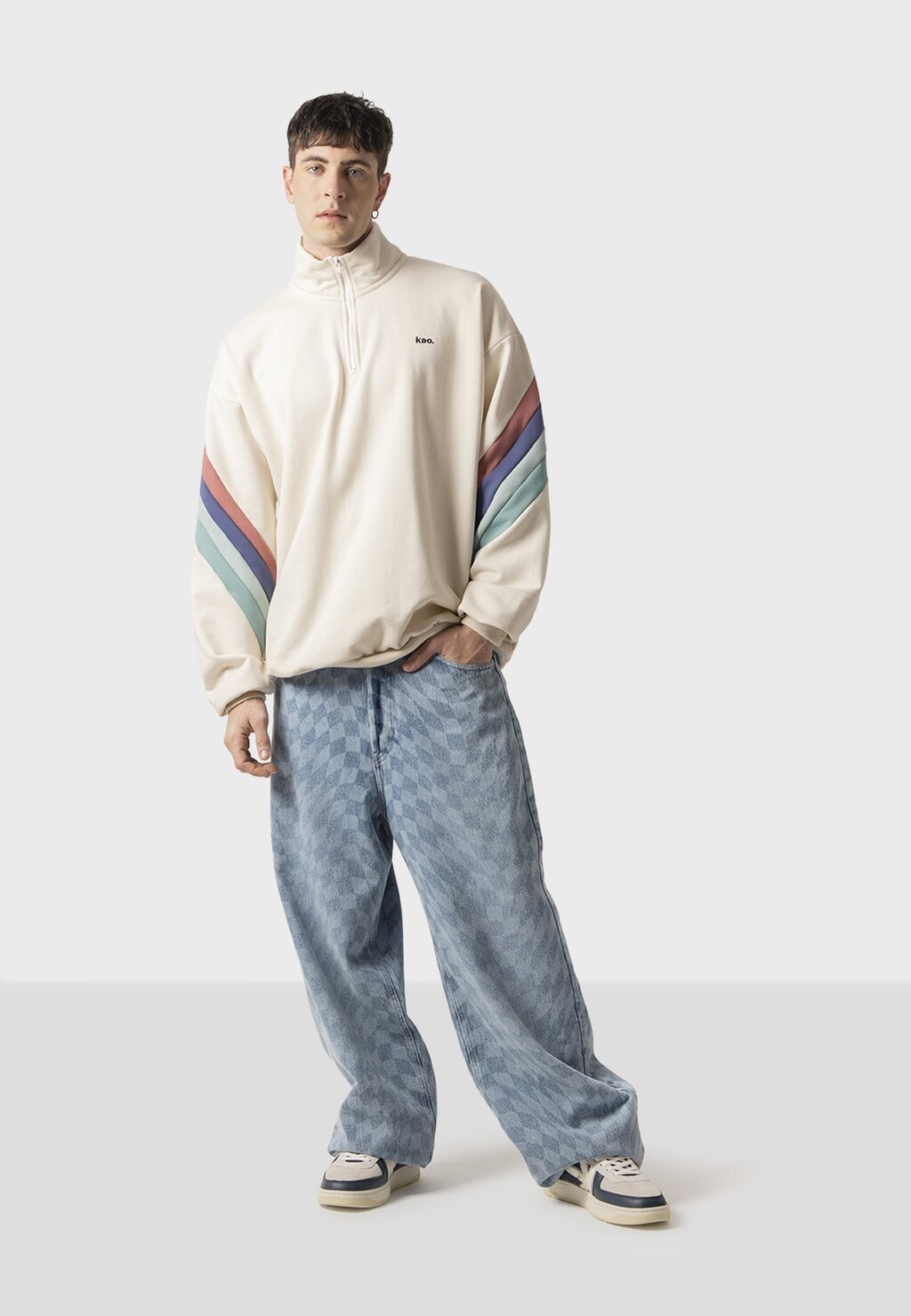 

Толстовка WALKER ZIP UNISEX Kaotiko, бежевый