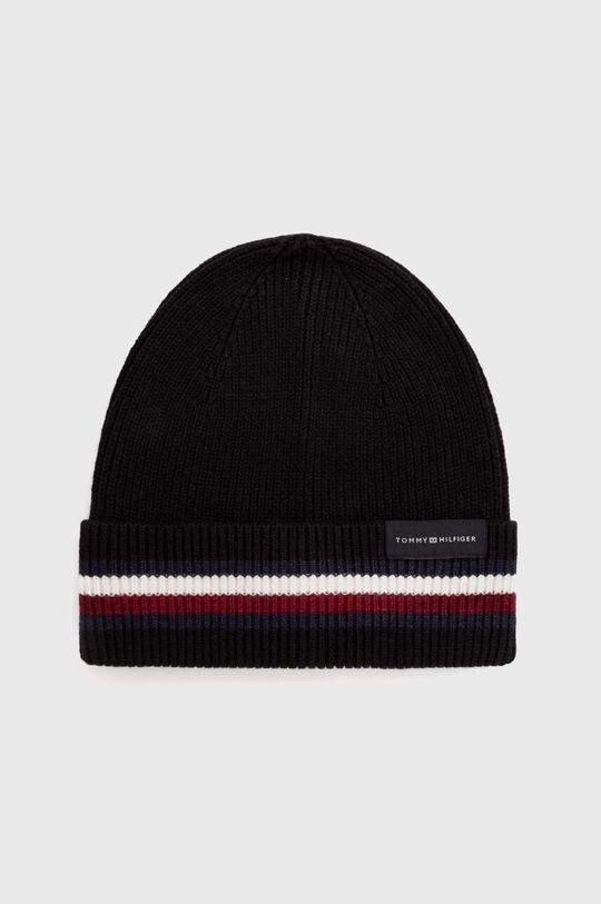

Шапка из смесовой шерсти Tommy Hilfiger, черный