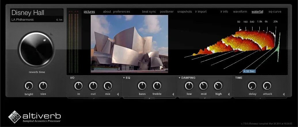 

Плагин Audio Ease Altiverb 7