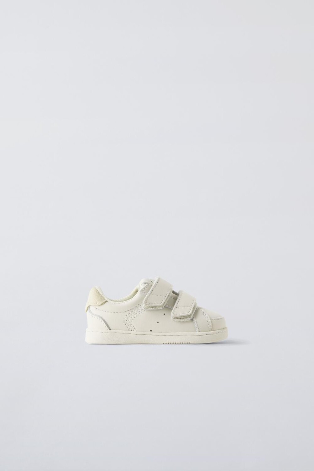 

Кожаные кеды с ремнями ZARA, белый