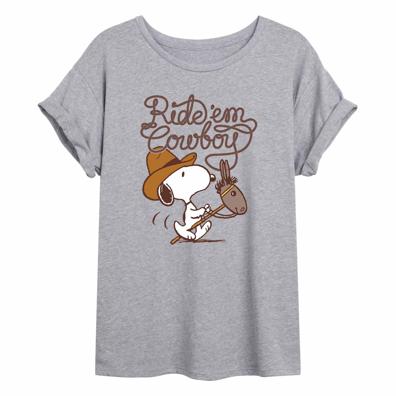 

Детская струящаяся футболка Peanuts Snoopy "Ride 'Em Cowboy" Licensed Character