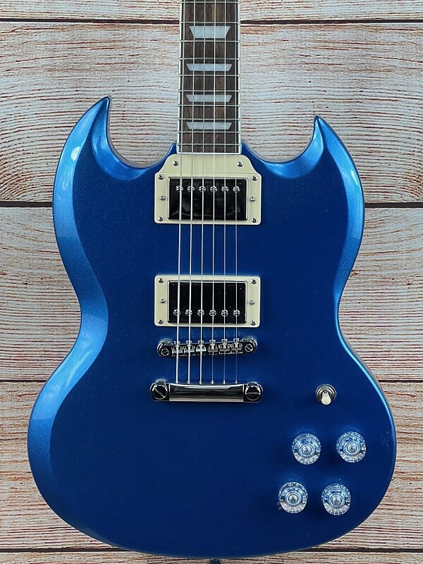 

Epiphone SG Muse Радио Синий металлик