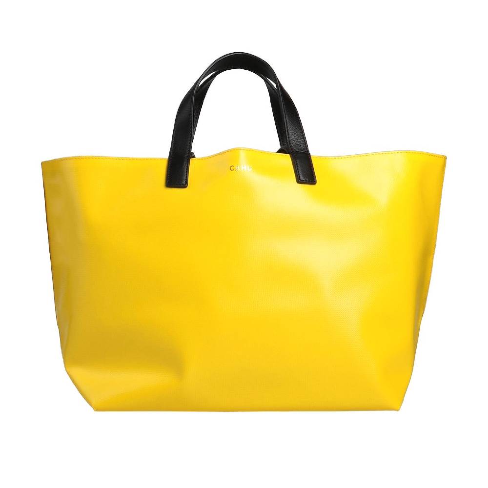 Сумка Cahu, желтый сумка шоппер с цветочным рисунком и двойной ручкой preppy бежевый