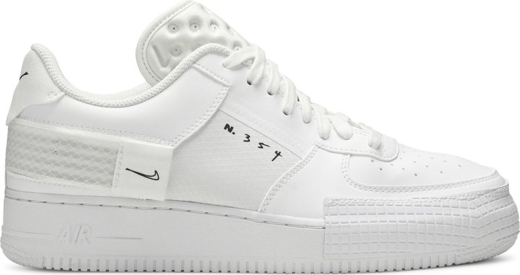 Кроссовки Nike Air Force 1 Type 'Triple White', белый