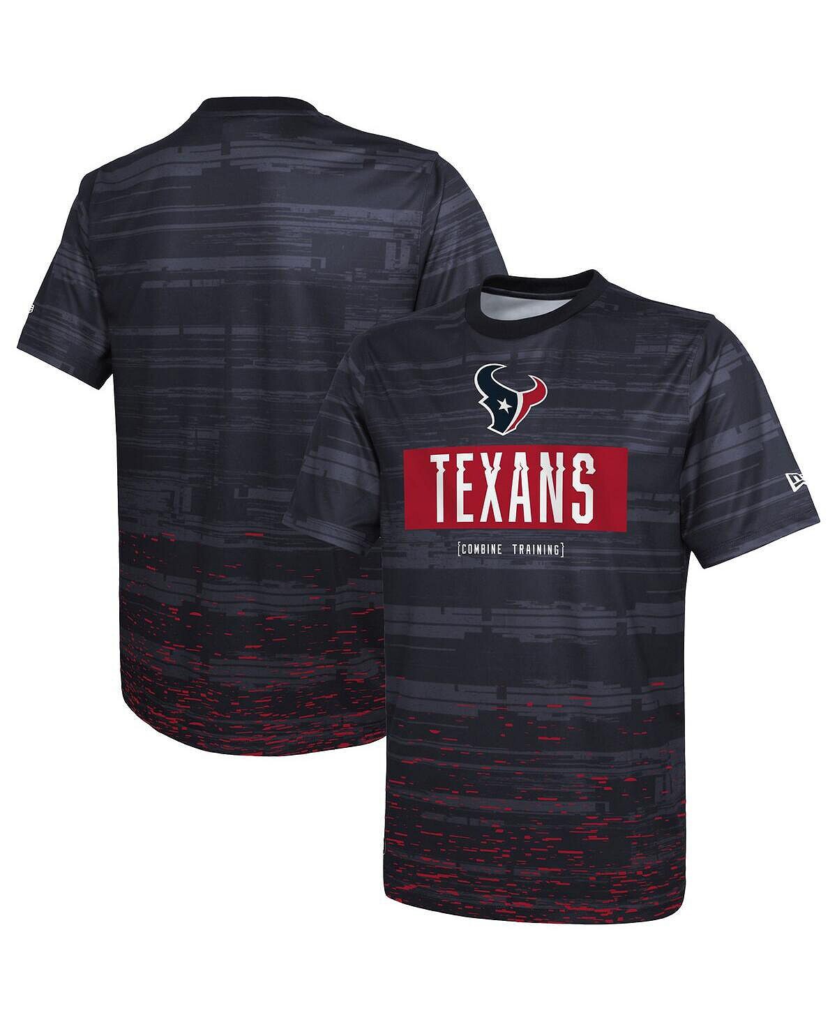 

Мужская темно-синяя футболка houston texans combine authentic sweep New Era, синий