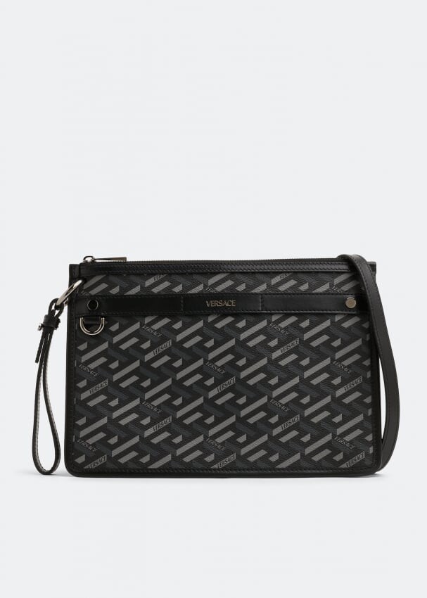 

Сумка VERSACE La Greca Signature pouch, принт