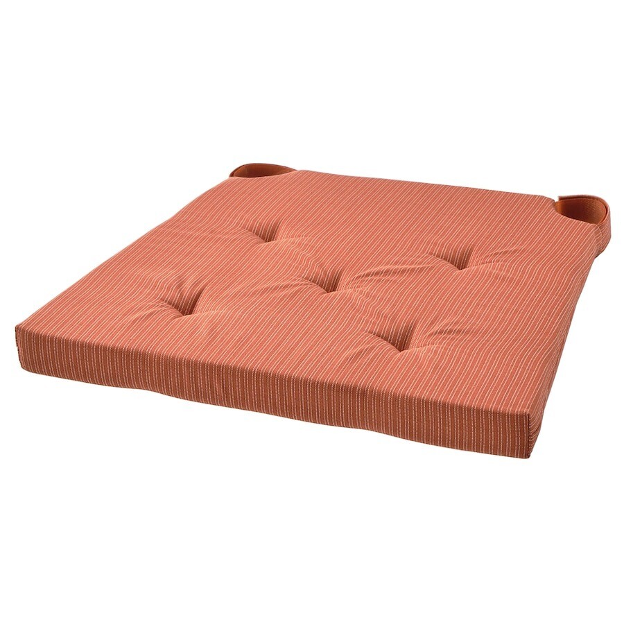 

Подушка для стула Ikea Justina, 42/35x40x4 см, красно-оранжевый