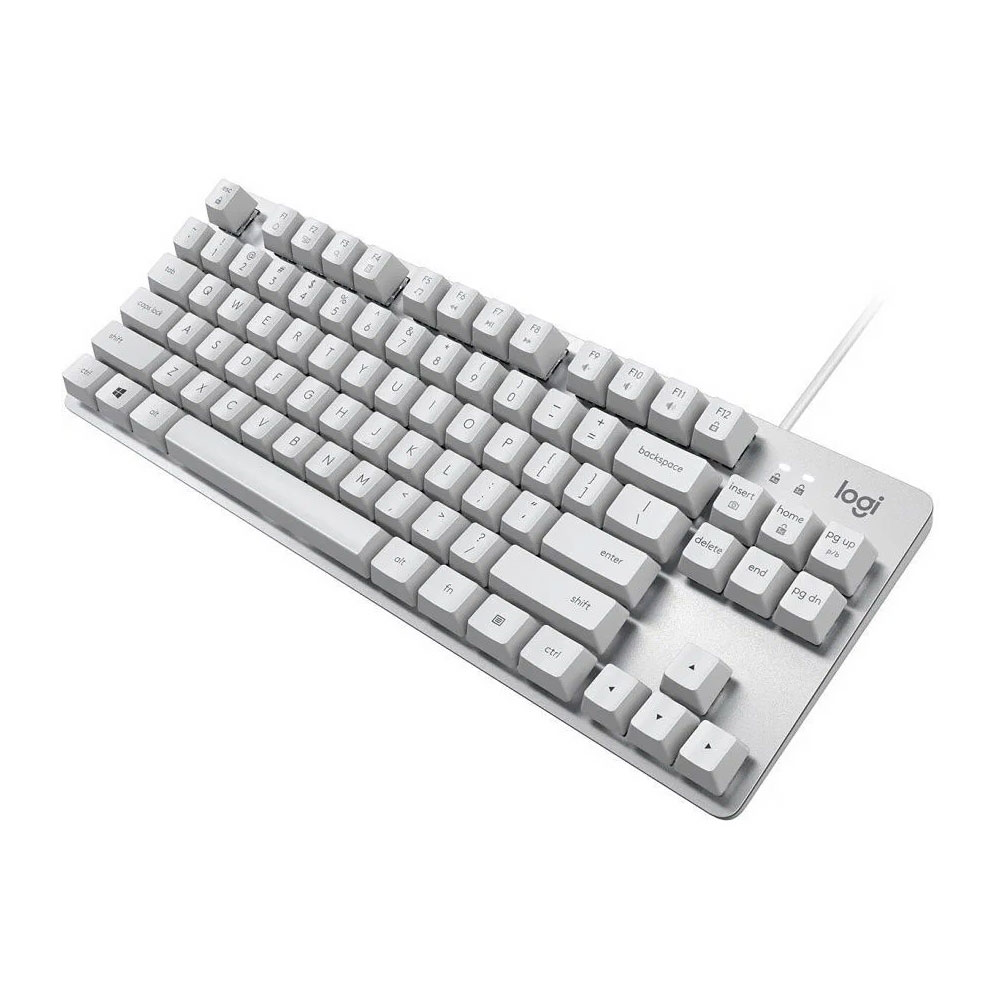 Игровая клавиатура Logitech K835, проводная, механическая, Red Switch, белый механическая игровая клавиатура logitech g813 g815 g913 g915 tkl черные колпачки клавиш 109 шт