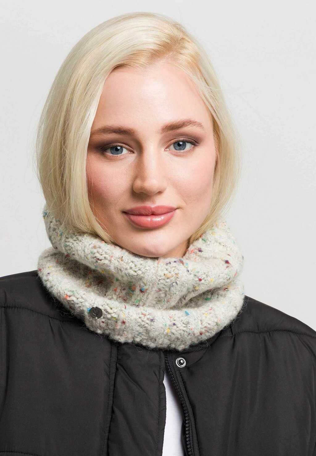 

Шапка MELANGE PLAIT BEANIE FRAAS, бежевый