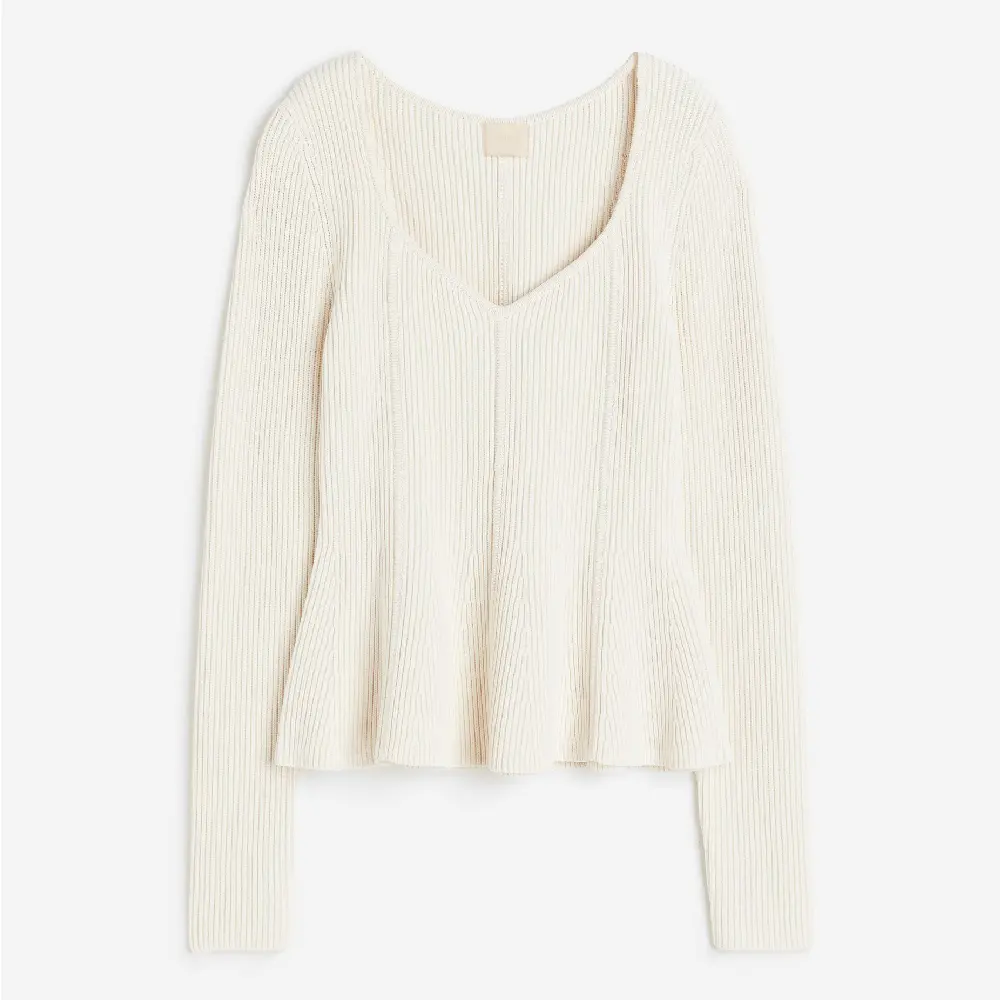 

Джемпер H&M Rib-knit, белый