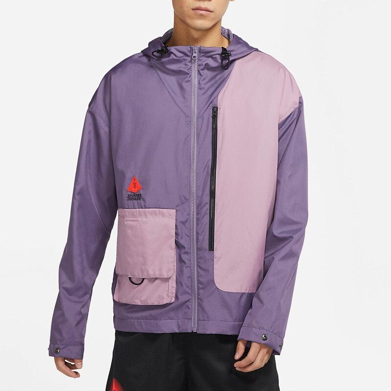 

Куртка Nike Lightweight Hooded, фиолетовый/сиреневый